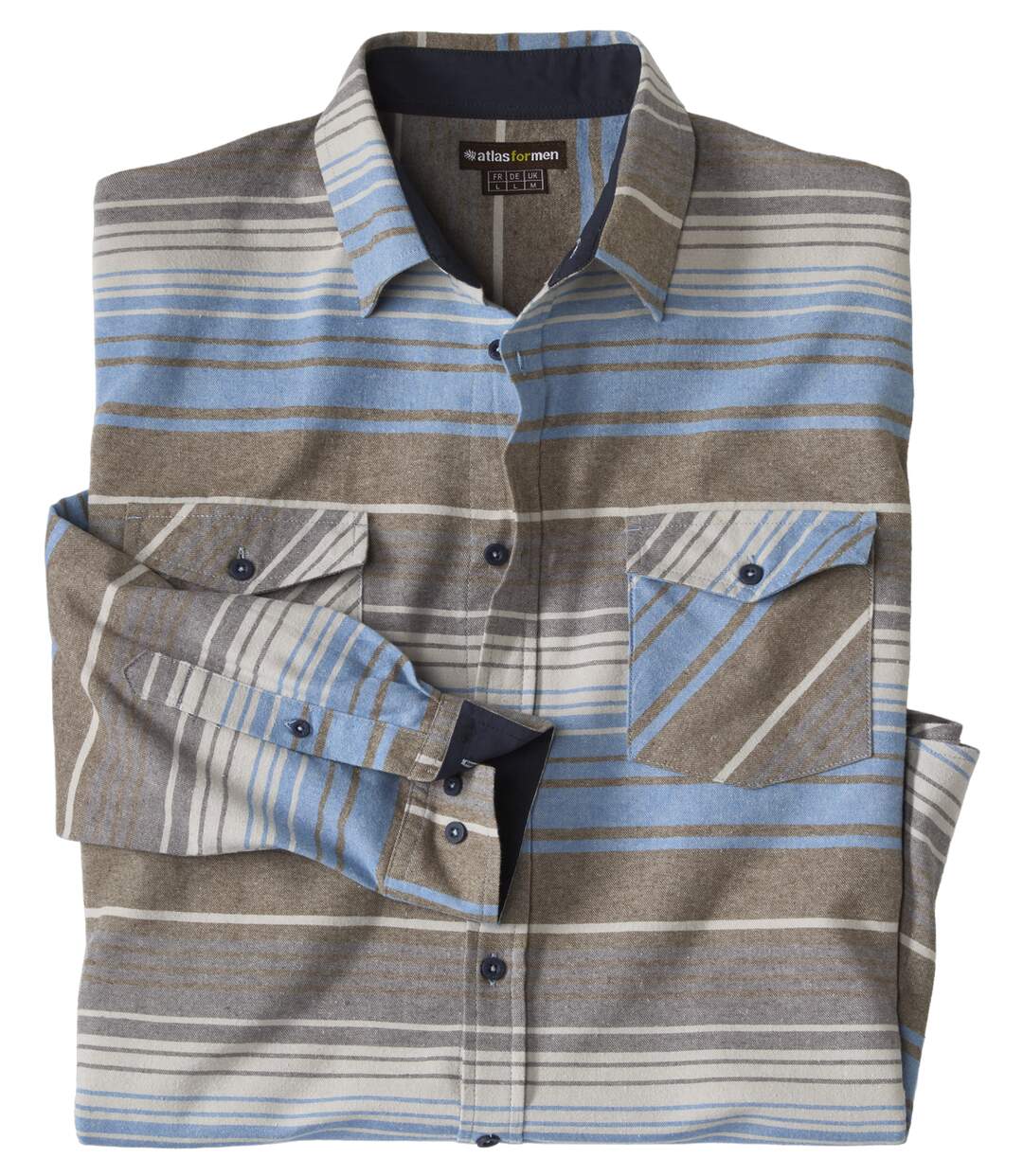 La Chemise Flanelle Rayée-3