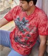 Tye-Dye T-shirt Sunny Palm Atlas For Men