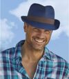 Tweekleurige hoed in Trilby-stijl Atlas For Men