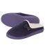Women's Purple Velour Slippers