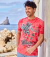 Tye-Dye T-shirt Sunny Palm Atlas For Men