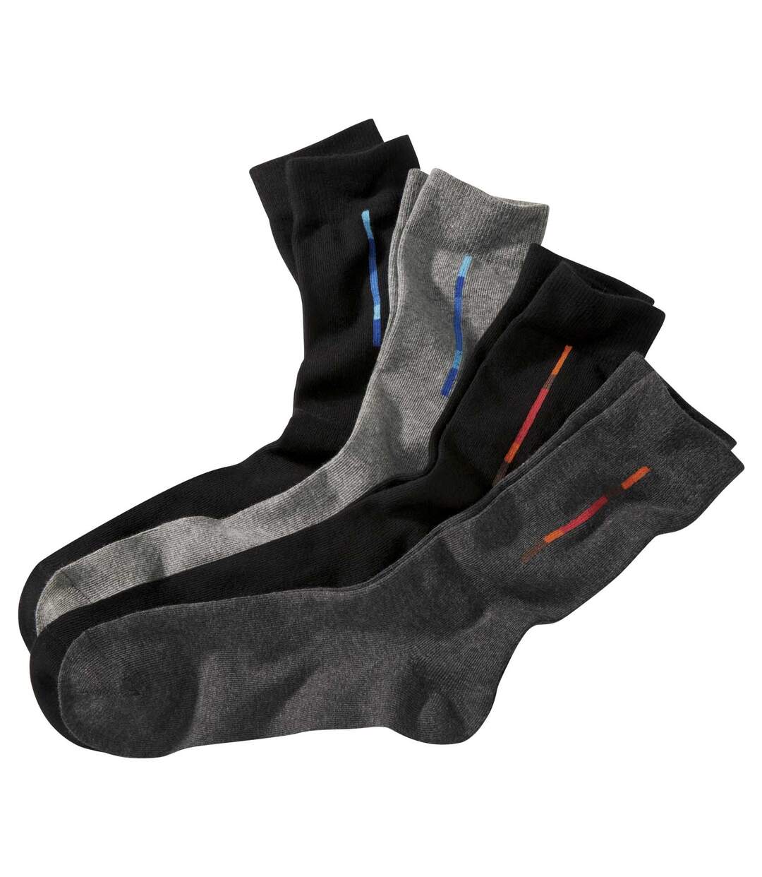 Lot de 4 paires de Chaussettes Fantaisie-1
