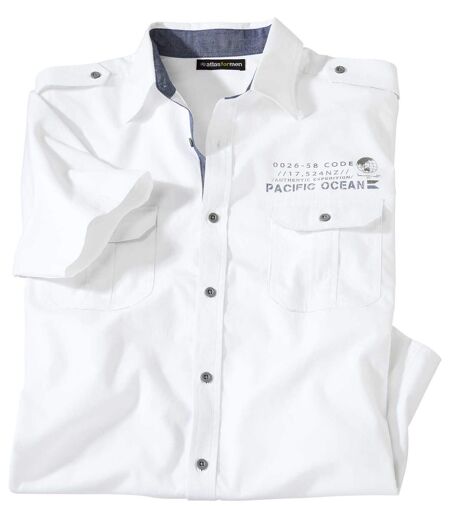 Chemise Pilote Blanche Pacific Ocean 