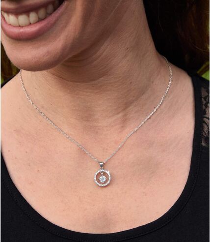 Women's Crystal Circle Necklace