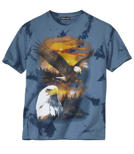 T-Shirt Eagle Star im Batik-Look