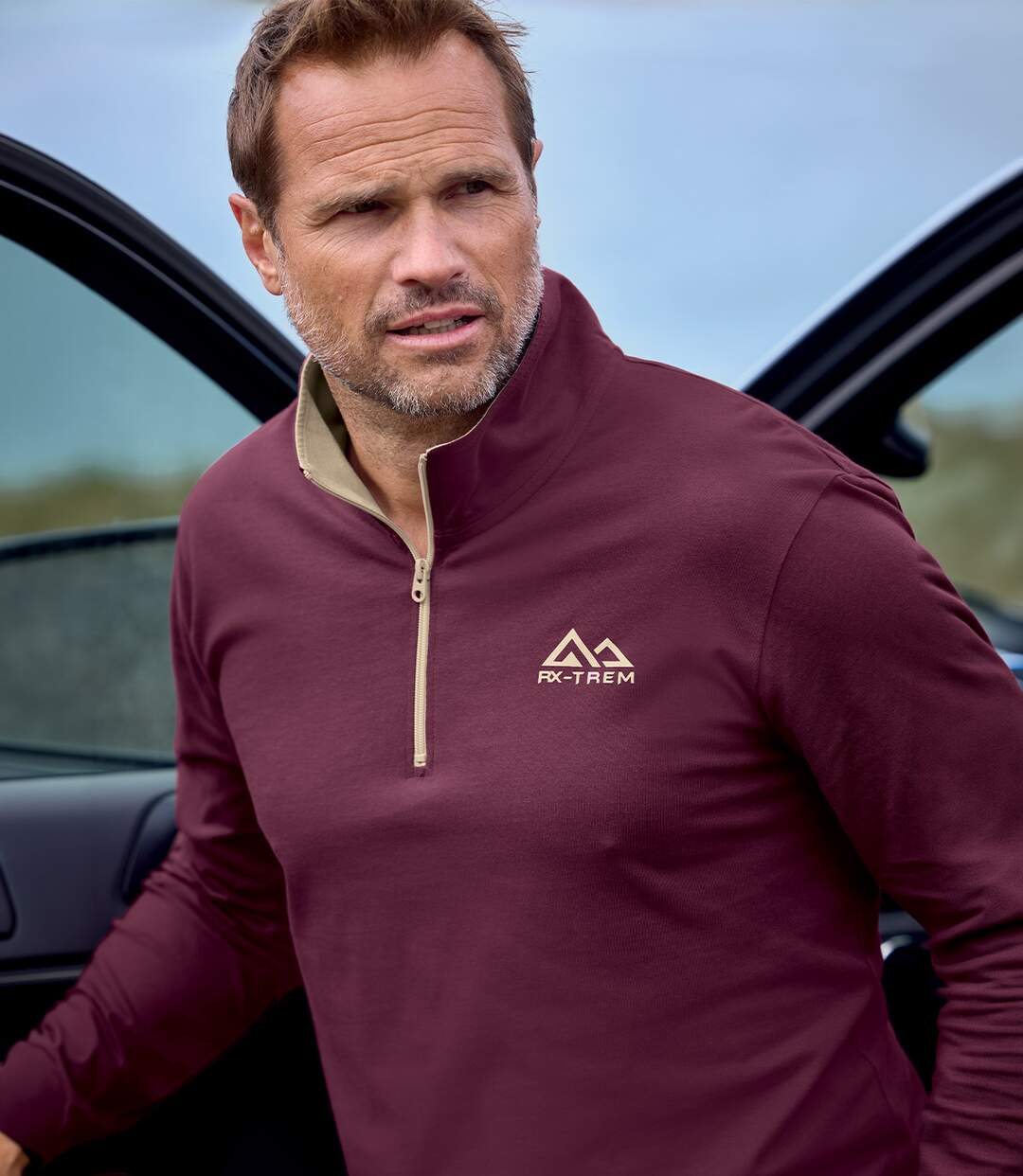 Set van 2 sweaters met ritskraag-3