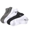 Pack of 4 Men's Sporty Trainer Socks - Black White Gray Atlas For Men