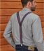 Men's Striped Suspenders-3