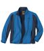 Men's Water-Repellent Fleece-Lined Windbreaker - Full Zip - Blue Navy