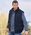 Men's Navy Multi-Pocket Vest - Water-Repellent  Atlas For Men
