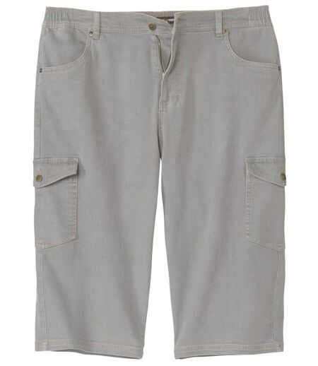 Le Pantacourt Cargo Jean Stretch Confort