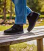 Boots Montante en Croûte de Cuir Suédé-5