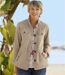 Women's Beige Summer Safari Jacket