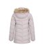 Womens/ladies isla ii long down jacket light beige Mountain Warehouse