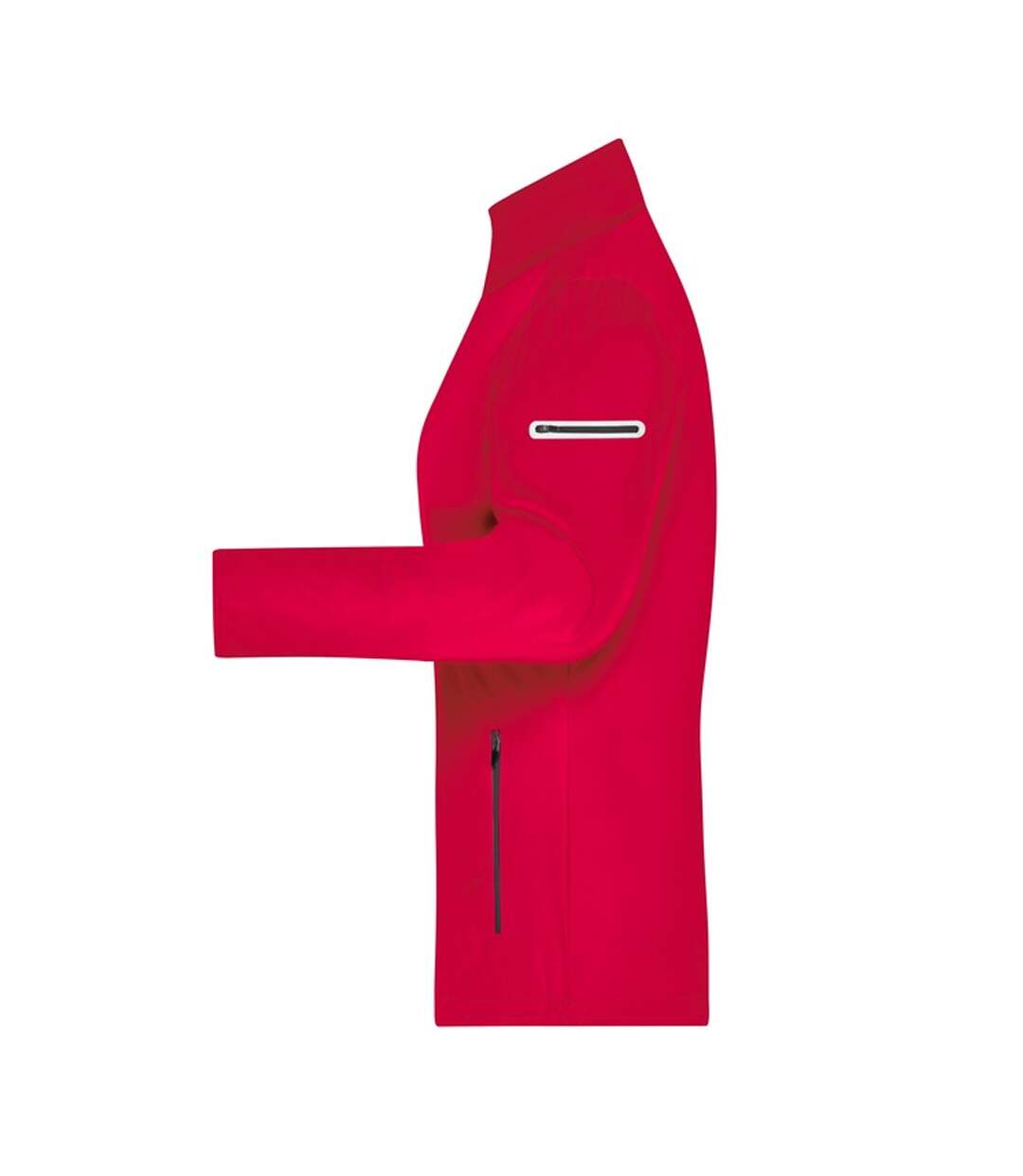 Veste Softshell Femme Rouge Clair Noir James And Nicholson-3