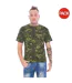 T-shirts Motif/style Camouflage Homme Vert Keanu-1