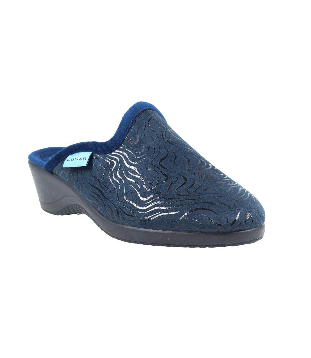 Chaussons darlene femme bleu Lunar-1