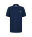 Polo Motif/style Logo Brodé Homme Bleu Original Penguin-2