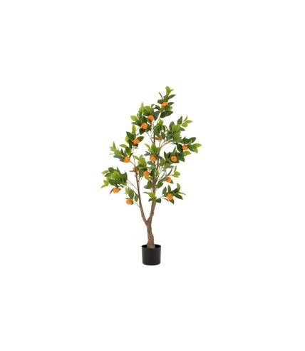 Arbre Artificiel en Pot Oranger 130cm Vert