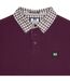 Polo Manches Longues Style Col À Carreaux Walker Homme Rose Baie Weekend Offender-4
