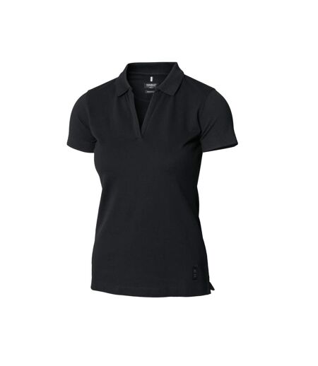 Harvard polo stretch femme noir Nimbus