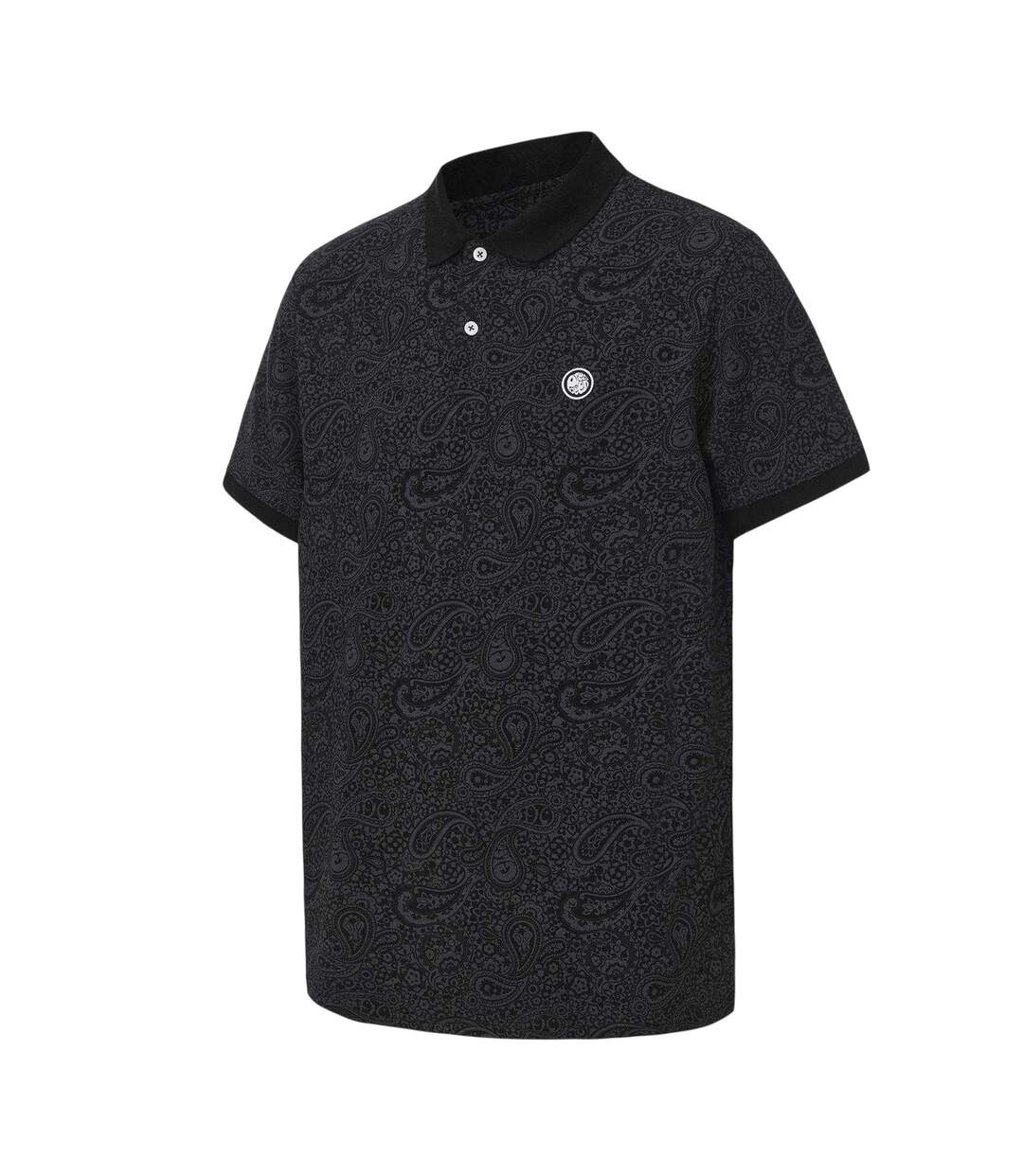 Polo Motif/style Cachemire Homme Noir Pretty Green-3