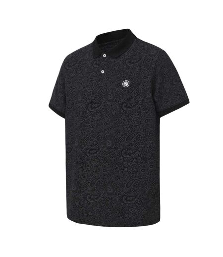 Polo Motif/style Cachemire Homme Noir Pretty Green
