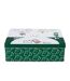 Boîte à Thé en Métal Ludique 20cm Vert-2