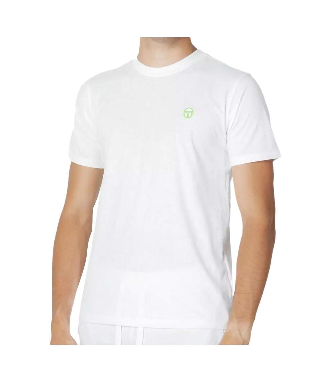 T-shirt Blanc Homme Sergio Tacchini Iconic - M-1