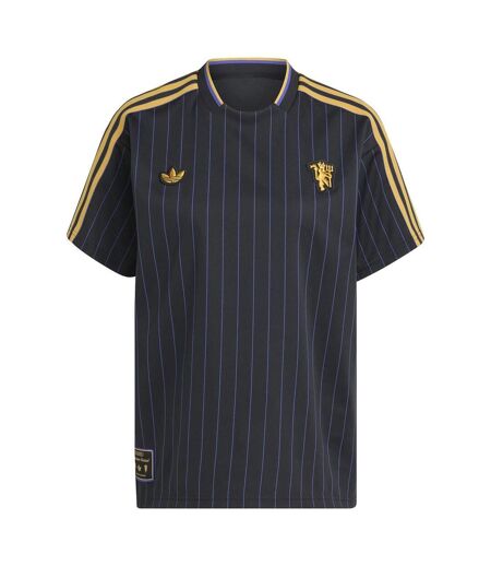 T-shirt Motif/style Manchester United Fc Terrace Icons Adulte Noir Adidas