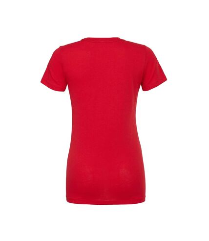Bella + Canvas Womens/Ladies Relaxed Jersey T-Shirt (Red)