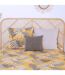Parure de lit Adelanto - Microfibre 72 g/m² - 220 x 240 cm - Jaune-4
