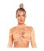 Haut Court Manches Longues Motif/style Découpé Femme Rose Imprimé Missy Empire-3