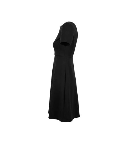 Robe Mi-longue Camille Femme Noir Sombre NEOBLU