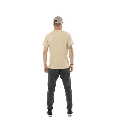 T-shirt homme col rond chiné regular print devant Vibra Vondutch
