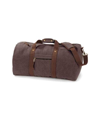 Quadra Vintage Canvas Duffle Bag (Vintage Brown) (One Size) - UTPC6446