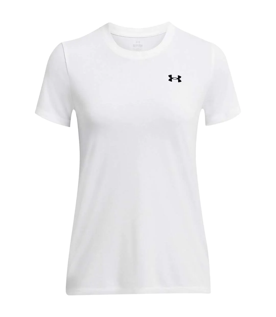 T-shirt Tech Femme Blanc Noir Under Armour-2