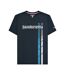 T-shirt Ss25 Homme Bleu Marine Blanc Bleu Lambretta-2