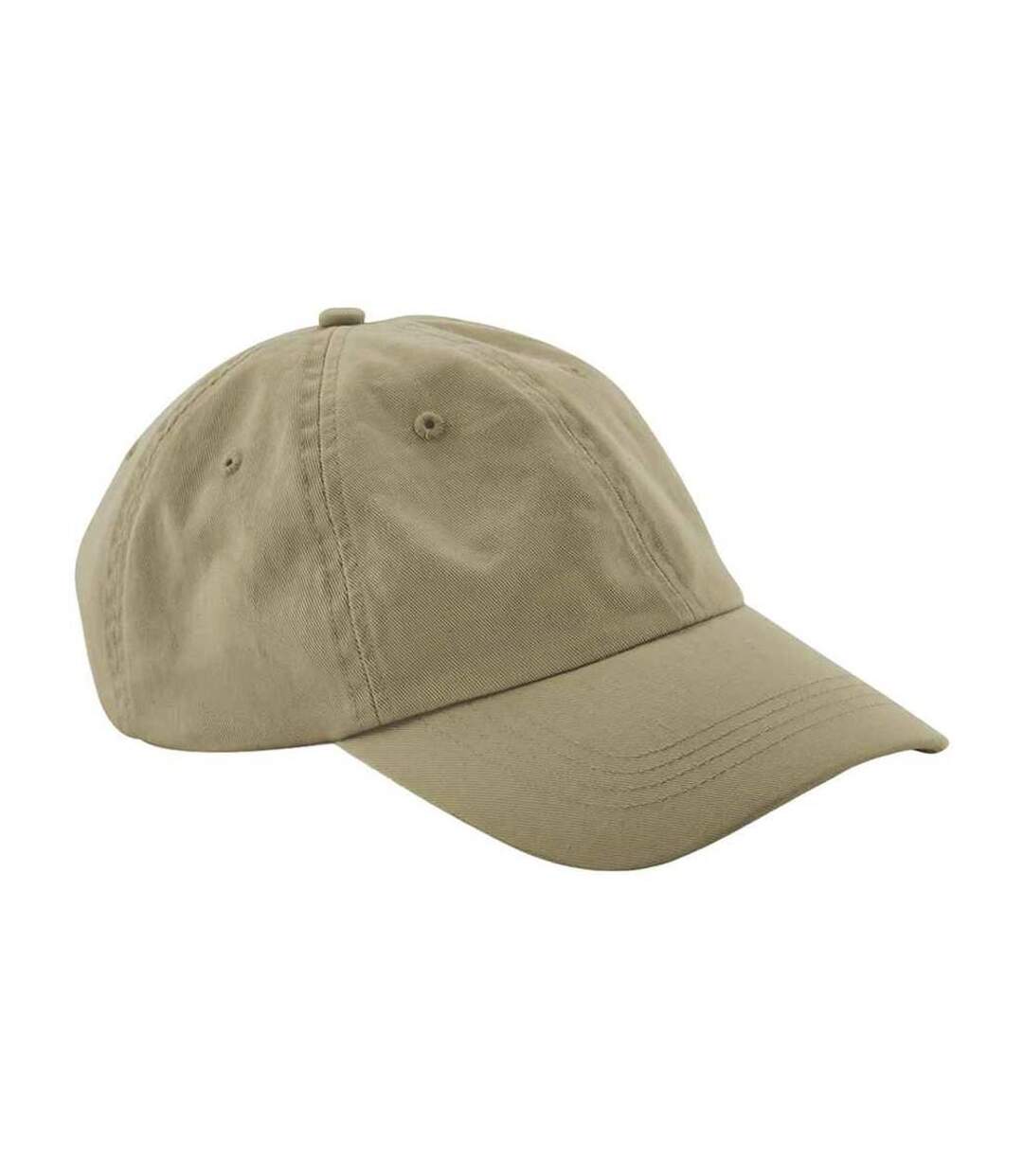 6 panel low profile dad hat desert sand Beechfield-1