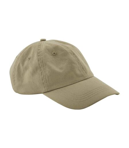 6 panel low profile dad hat desert sand Beechfield
