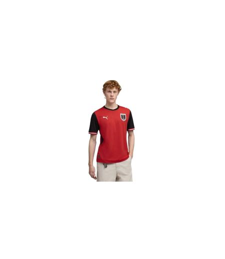 Mens World Cup 2026 Austria Fc Home Shirt Red Black Puma