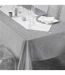 Lot de 3 Serviettes de Table Silvery 40x40cm Gris-3