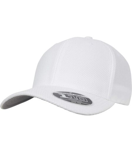 Casquette flexfit blanc Yupoong