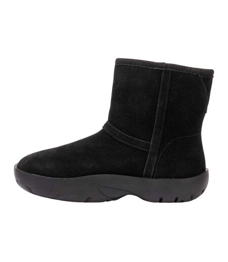 Bottines Coupe Confortable Femme Noir Golddigga