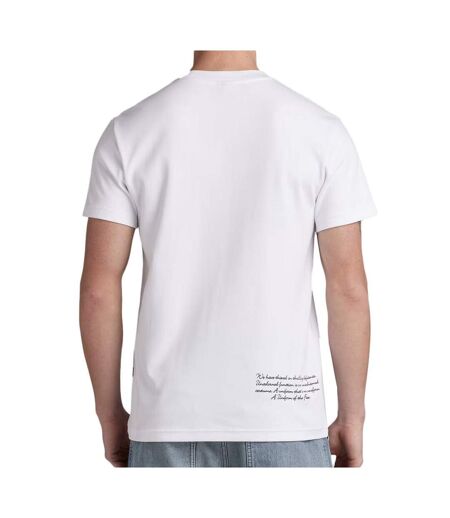T-shirt blanc homme g-star raw d23897