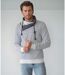 Sweat à  rayures pour homme avec col snood - Manches longues, 100% coton-3