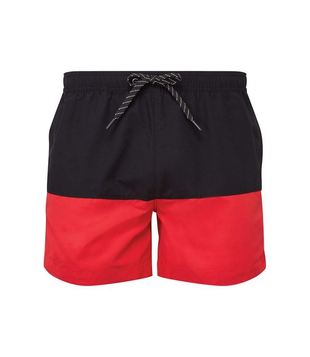 Short de bain homme noir / rouge Asquith & Fox