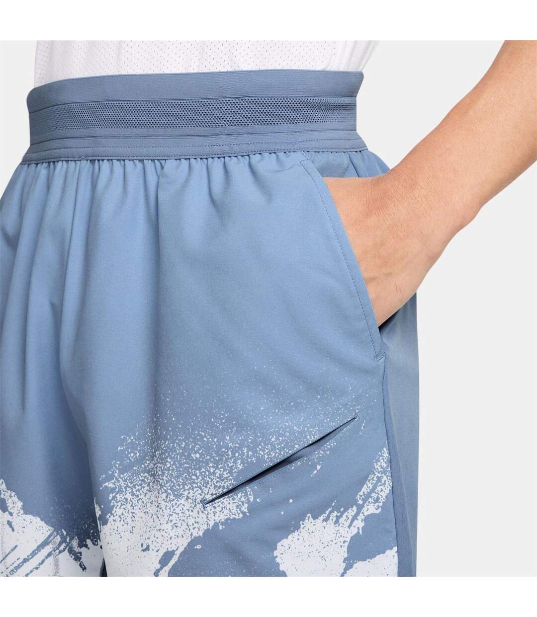 Short Court Homme Bleu Noir Nike-2