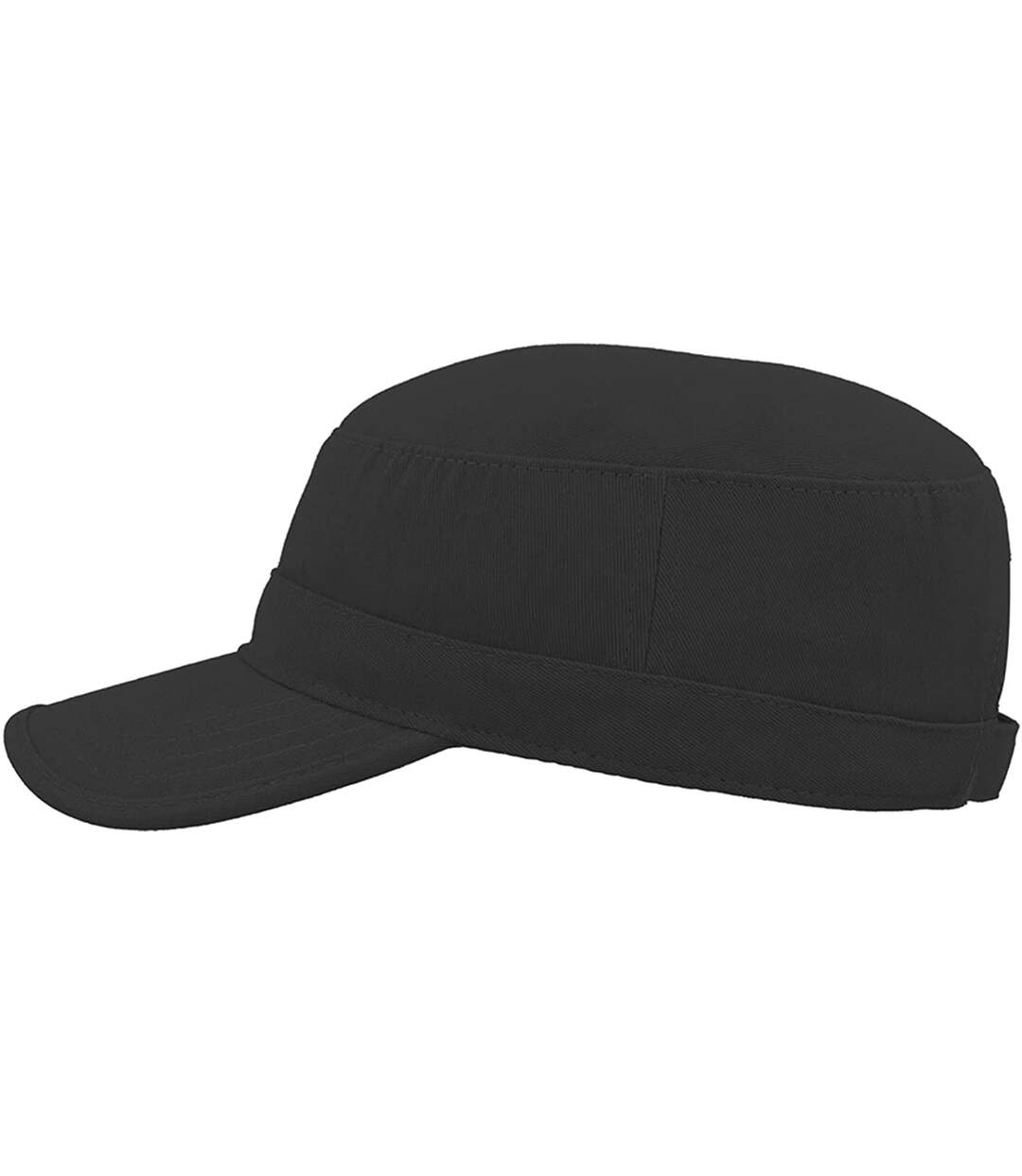 Atlantis Tank Brushed Cotton Military Cap (Pack of 2) (Black) - UTAB418-3