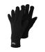 Mens Heatguard Thermal Knitted Winter Gloves (Black)